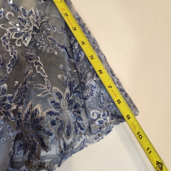 Mosy Floral Lace Maxi Dress Size S Formal Wedding, Prom, Coctail - Picture 8 of 9